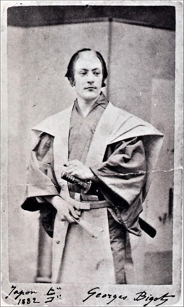 Georges Bigot à son arrivée au Japon en 1882