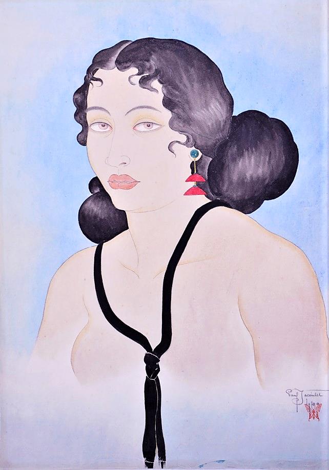 Femme des Mers du Sud à la boucle d’oreille, 1940