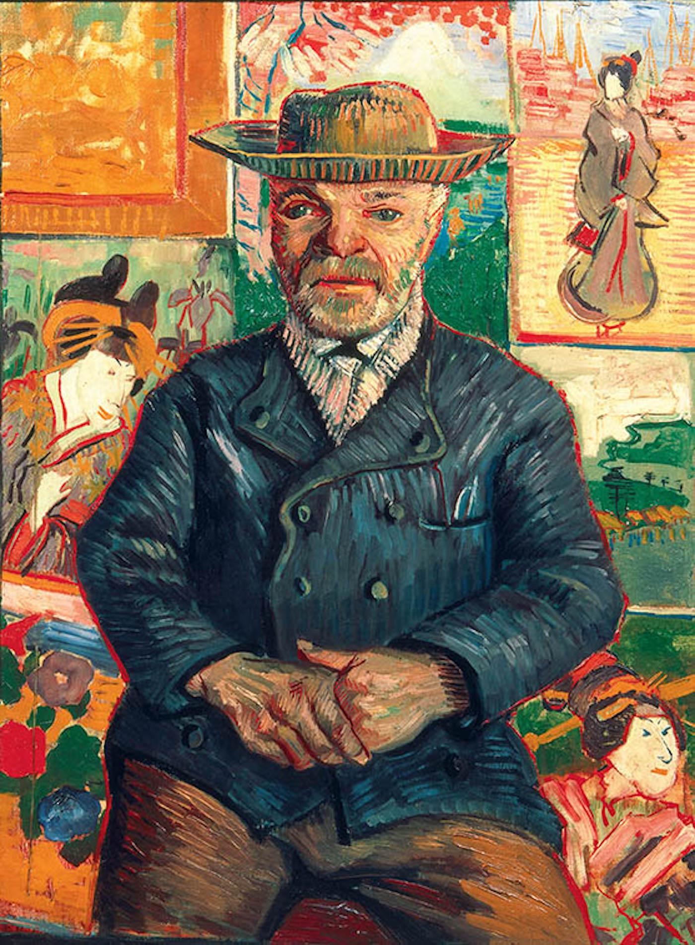Vincent Van Gogh, Portrait du Père Tanguy, 1887